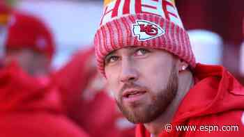 Chiefs TE Kelce still in protocol, out vs. Steelers