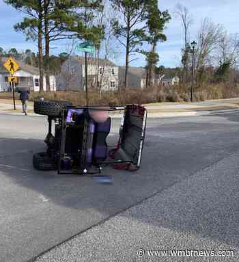 Carolina Forest golf cart crash sends 2 to hospital - WMBF