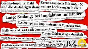 Das Wolfsburger Corona-Jahr 2021 in Schlagzeilen