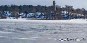 Achtung, das Eis trägt nicht! Bitte warnen Sie Kinder vor der Gefahr