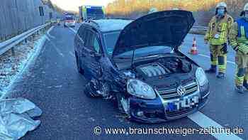 Zwei Verletzte nach Autobahnunfall bei Helmstedt