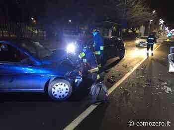 Como, incidente tra auto prima dell'alba in via Canturina: tre i feriti - ComoZero