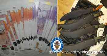 Huge stash of weapons and cash found as Coventry cops bust suspected County Lines gang - Coventry Live