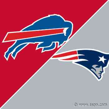 Follow live: Patriots look to lock up AFC East title with Bills in towns