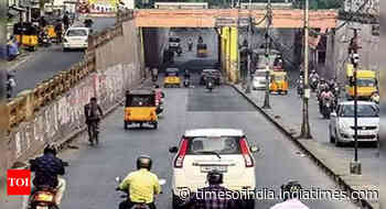 Nelson Manickam Road subway closed till Monday - Times of India