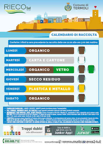 Termoli, nuovi calendari di raccolta dei rifiuti per il 2022 - Molise News 24