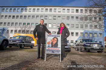 Riesa: Was die Volksbank Riesa mit diesem Bürogebäude vorhat - Sächsische.de