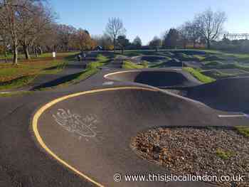 Kenton recreation ground's new bmx track