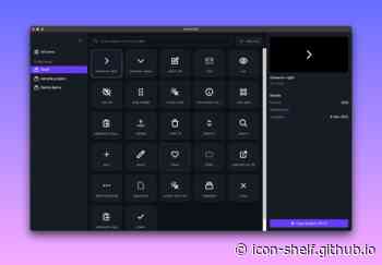 Icon Shelf - A free icon manager for web developers
