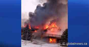 Fire rips through large home in Lethbridge County on Boxing Day