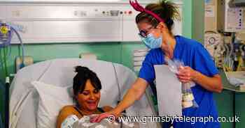 First Christmas baby gets present from midwife - Grimsby Live