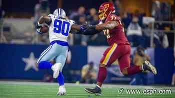 DeMarcus Lawrence pick-six puts Cowboys in control early against Washington