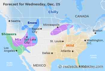 A holly, jolly, balmy Christmas: Major cities could see their highest temperatures in 50-100 years today