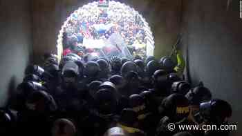 New Jan. 6 tape shows 3-hour battle in Capitol