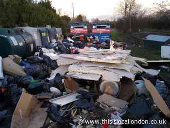 Fly tipping incidents and actions in south east London