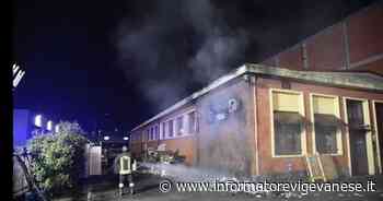 Vigevano, incendio alla Edilmetal - L'informatore - L'Informatore Vigevanese