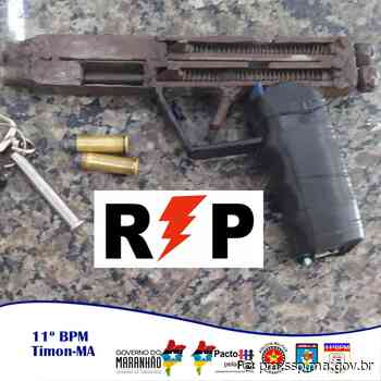 POLÍCIA MILITAR APREENDE DE ARMA DE FOGO E RECUPERA MOTOCICLETA EM TIMON - PM/MA - Polícia Militar do Maranhão