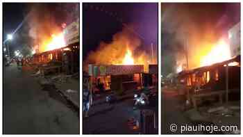 Incêndio atinge Ceasa de Timon e destrói barracas - Piauí Hoje