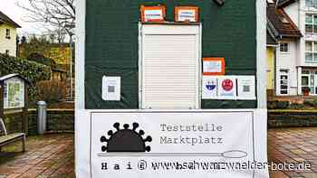 Corona-Tests nun auch vor Ort: Private Initiative in Haiterbach