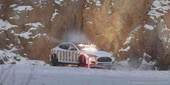Watch a Tesla owner blow up his Model S with 66 pounds of dynamite instead of paying $22,000 to repair it