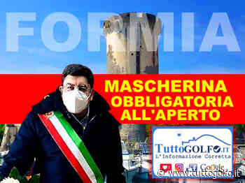 Formia, obbligo della mascherina all'aperto da oggi » Tuttogolfo - Tutto Golfo