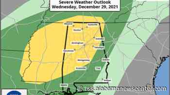 Scott Martin: Severe storm potential for Alabama Wednesday, next weekend - Alabama NewsCenter