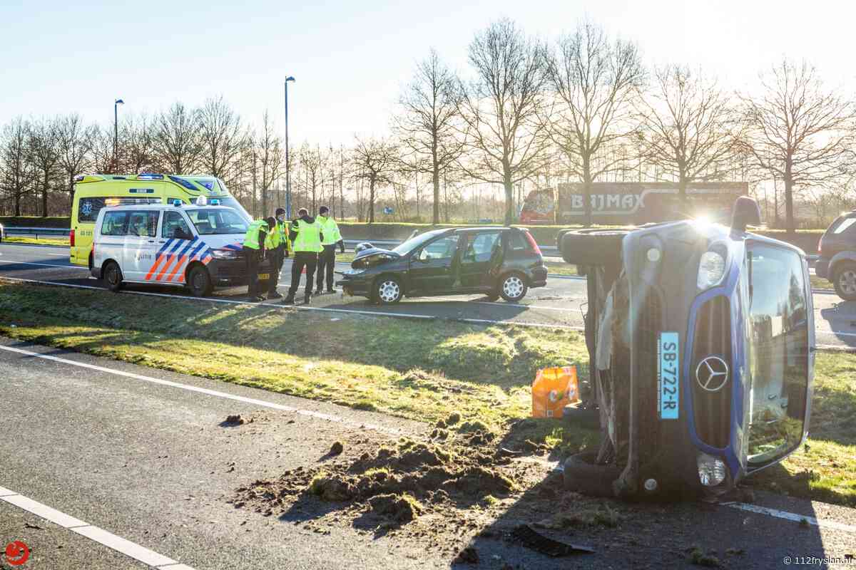 Schaap doodgeschoten na veroorzaken ongeval op Waldwei bij Nijega - 112 Fryslân