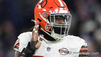 Browns activate Clowney, 6 others off COVID list