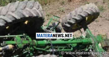 Matera: travolto dal trattore, 40enne della provincia perde la vita - Matera News