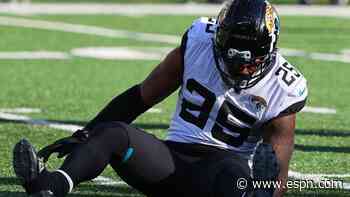 Robinson, Jaguars' leading rusher, officially on IR