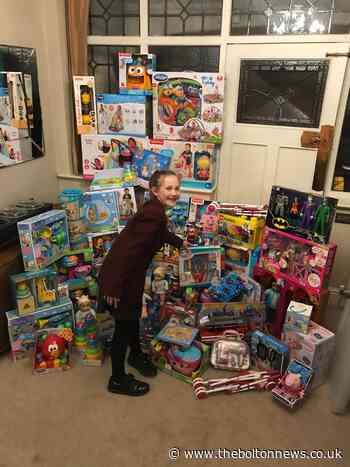 Bolton schoolgirl spends her birthday money buying more than £1,000 worth of toys for others - The Bolton News
