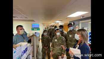 Ohio National Guard members arrive at to support medical staff - WKYC.com