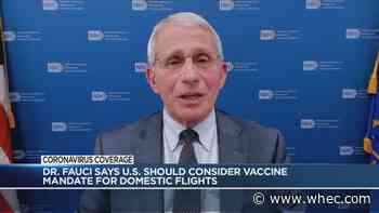 Fauci: US should consider vaccine mandate for US air travel
