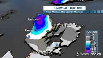 Snow, wind close stretch of Cabot Trail in northern Cape Breton - CBC.ca
