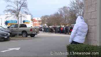 Long lines form as people get tested for COVID-19 following holiday weekend