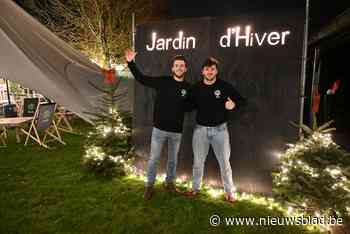 Jef (22) en Matthias (27) kunnen hun Jardin d’Hiver in tuin van horecazaak verder uitbaten