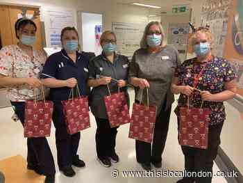 West Ham donates goodies to children in East London hospitals