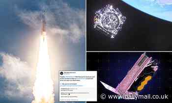 NASA's James Webb Space Telescope swings past the MOON on its million mile journey into solar orbit 