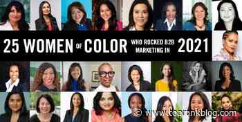 25 Women of Color Who Rocked B2B Marketing in 2021