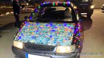 Lichterkette am Auto kommt nicht gut an - Augsburger Allgemeine