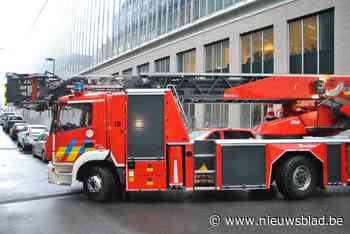 Brand in flat op achtste verdieping in Anderlecht