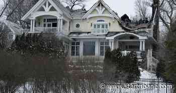 Authorities say suspicious fire destroys mansion on Lake Minnetonka