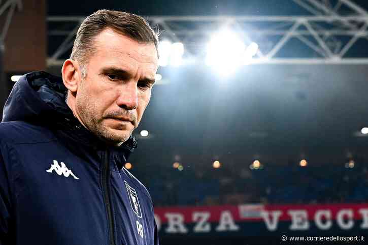 Genoa, Shevchenko positivo al Covid: squadra a Tassotti - Corriere dello Sport