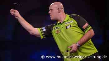 Corona-Schock bei der Darts-WM: Aus für van Gerwen
