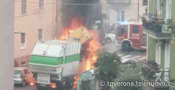 Posizionati nuovi cassonetti in via Paride da Cerea dopo l'incendio del mezzo Amia a Natale - TgVerona