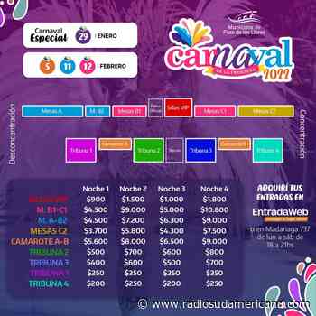 Libres: hoy comienza la venta de entradas para el Carnaval de Frontera - Radio Sudamericana