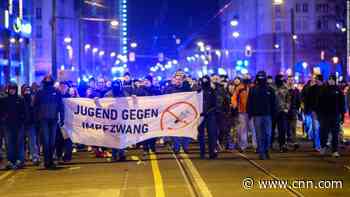 Protests against Germany's Covid restrictions turn violent
