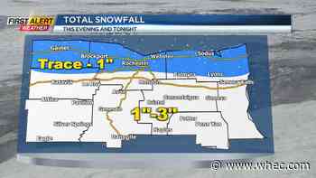 First Alert Weather: It will turn 'slushy' this evening