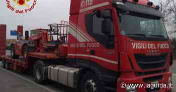 Vigili del fuoco di Cuneo al lavoro in via Genova a Torino - La Guida - LaGuida.it