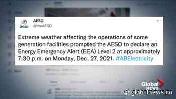 Cold snap putting Alberta’s power grid to the test